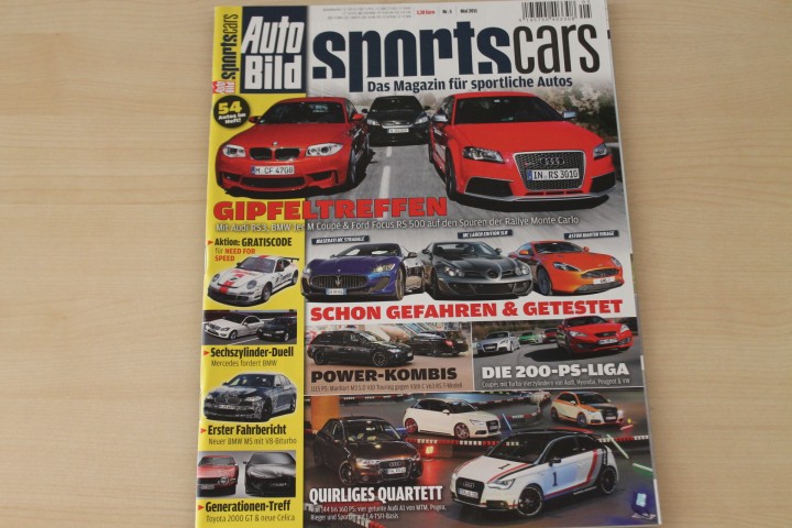 Deckblatt Auto Bild Sportscars (05/2011)